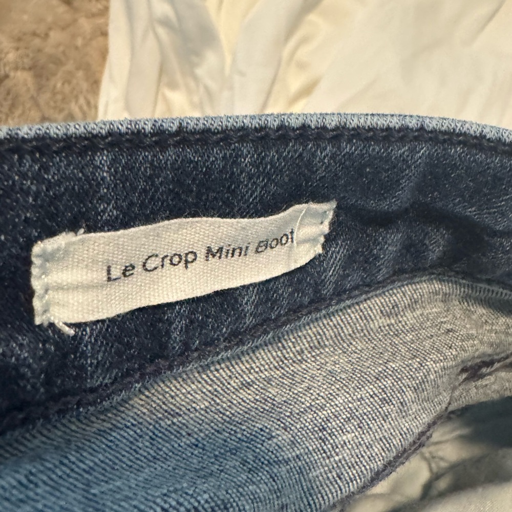 FRAME Le Crop Mini Boot-Leg Jeans, Size 30/US‎ 12 - Picture 8 of 10
